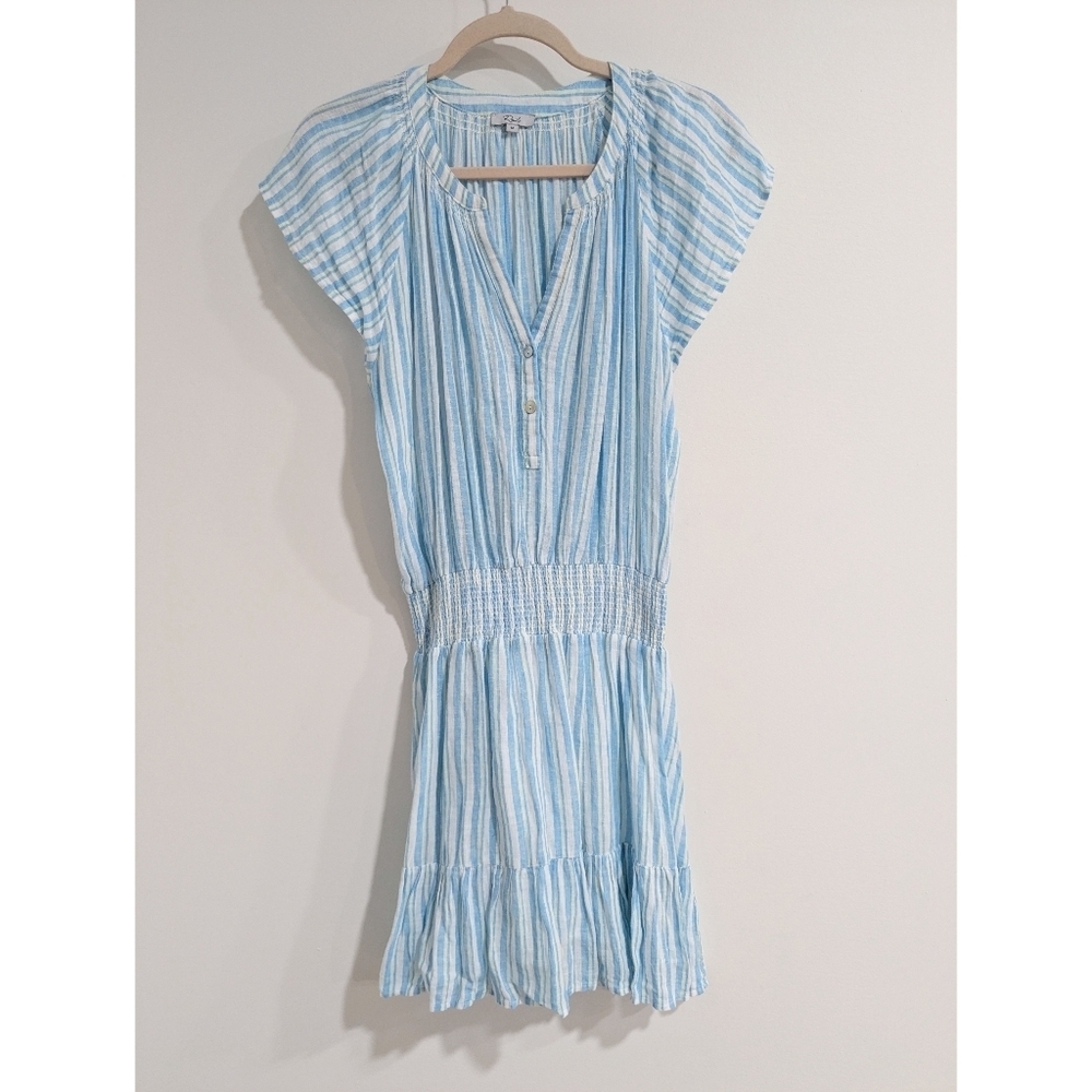 NEW Rails Augustine Dress In Lagoon Blue - Picture 2 of 7